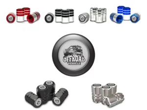 Valve Caps for Trucks Max Design Style 
